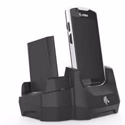 Zebra CRD-TC5X-2SETH-02, Autonome, Plastique, Noir, Contact, Table