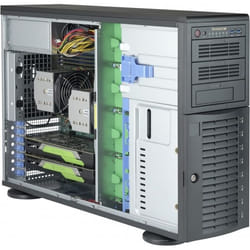 Supermicro CSE-743AC-1K26B-SQ unité centrale Full Tower Noir 1200 W