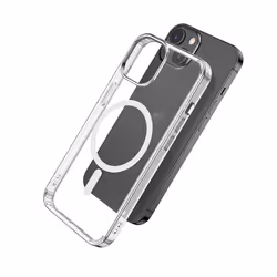 eSTUFF Magnetic Hybrid Clear Case for iPhone 13 Mini, Housse, Apple, iPhone 13 Mini, 13,7 cm (5.4"), Transparent