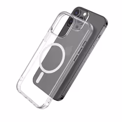 eSTUFF Magnetic Hybrid Clear Case for iPhone 13 Pro Max, Housse, Apple, iPhone 13 Pro Max, 17 cm (6.7"), Transparent