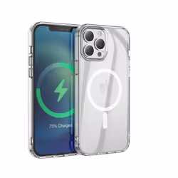 eSTUFF Magnetic Hybrid Clear Case for iPhone 13 Pro Max 6.7" Housse Transparent