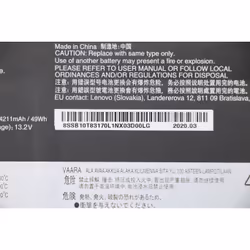 Lenovo 5B10W13927 composant de laptop supplémentaire Batterie - Vue supplémentaire 5