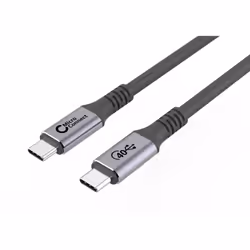 Microconnect USB4CC1, 1,2 m, USB C, USB C, USB4 Gen 3x2, 20000 Mbit/s, Noir