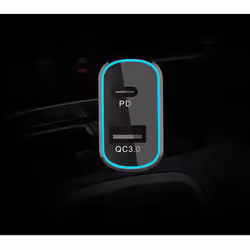 CoreParts USB-C Car Charger Universel Noir Charge rapide Intérieure - Vue supplémentaire 2