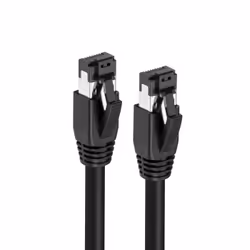 Microconnect MC-SFTP80025S câble de réseau Noir 0,25 m Cat8.1 S/FTP (S-STP)