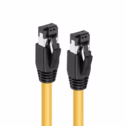 Microconnect MC-SFTP80025Y câble de réseau Jaune 0,25 m Cat8.1 S/FTP (S-STP)