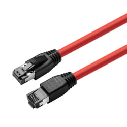 Microconnect MC-SFTP80025R câble de réseau Rouge 0,25 m Cat8.1 S/FTP (S-STP)