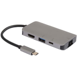 Microconnect USB3.1CCOM16 station d'accueil Avec fil USB 3.2 Gen 1 (3.1 Gen 1) Type-C Gris