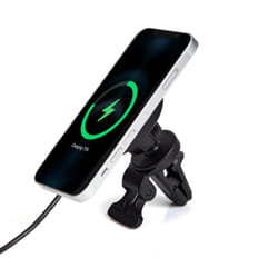 eSTUFF ES638130 chargeur d'appareils mobiles Smartphone Aluminium Allume-cigare Recharge sans fil Charge rapide Auto