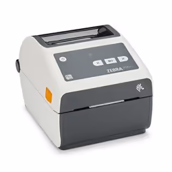 Zebra ZD421, Transfert thermique, 203 x 203 DPI, 152 mm/sec, Avec fil &sans fil, Gris, Blanc