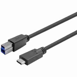 Vivolink PROUSBCBMM15, 15 m, USB C, USB B, USB 3.2 Gen 1 (3.1 Gen 1), 5000 Mbit/s, Noir