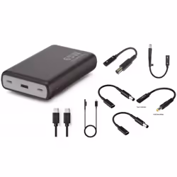 CoreParts MBXPOS-BA0522, 20000 mAh, Lithium-Ion (Li-Ion), Quick Charge 3.0, 65 W, Noir