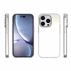 eSTUFF ES67100006-BULK Housse iPhone 14 Pro TPU Transparent - Vue supplémentaire 2