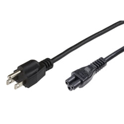 Microconnect PE110805 câble électrique Noir 0,5 m Prise d'alimentation type B Coupleur C5