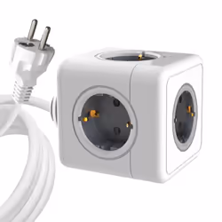 Microconnect MC-CUBE015, 1,5 m, Intérieure, Type F, Type F, Droit, Blanc