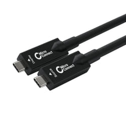 Microconnect USB3.2CC10OP câble USB 10 m USB 3.2 Gen 2 (3.1 Gen 2) USB C Noir