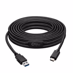 Microconnect USB-C to USB 3.0 A cable, 5m câble USB USB 3.2 Gen 1 (3.1 Gen 1) USB C USB A Noir