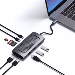 Satechi ST-UCMXAM station d'accueil USB 3.2 Gen 1 (3.1 Gen 1) Type-C Gris - Vue supplémentaire 4