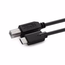 Microconnect W127021090, 1,8 m, USB C, USB B, USB 2.0, 480 Mbit/s, Noir