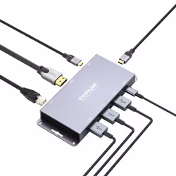 Vivolink VLUSBCHUB2, USB 3.2 Gen 2 (3.1 Gen 2) Type-C, HDMI, USB 3.2 Gen 1 (3.1 Gen 1) Type-C, 10000 Mbit/s, 30 Hz, 3840 x 21 ...