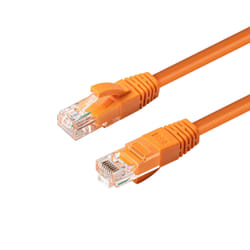 Microconnect MC-UTP6A02O câble de réseau Orange 2 m Cat6a U/UTP (UTP)