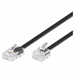 Microconnect MPK451S, 1 m, RJ11, RJ45, Noir, Mâle, Mâle
