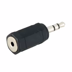 Microconnect 3.5mm/2.5mm M/F, 3.5mm, 2,5 mm, Noir