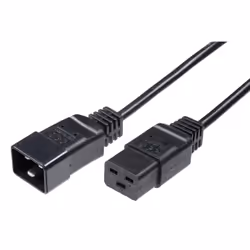 Microconnect PE141520, 2 m, Coupleur C20, Coupleur C19, H05VV-F, 250 V, 16 A