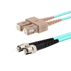 Microconnect FIB122002 câble de fibre optique 2 m ST SC OM3 Bleu
