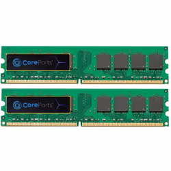 CoreParts MMI0345/8GB, 8 Go, 2 x 4 Go, DDR2, 667 MHz, Vert
