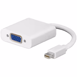 Microconnect Mini Displayport-VGA (15cm), 0,15 m, Mini DisplayPort, VGA (D-Sub), Or, Cuivre, Blanc