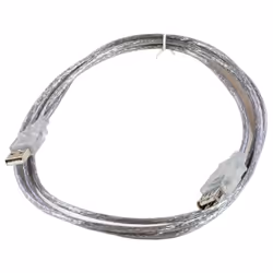 Microconnect USBAAF2T, 1,8 m, USB A, USB A, USB 2.0, Mâle/Femelle, Transparent