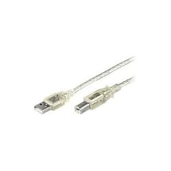 Microconnect USBAB3T câble USB 3 m USB A USB B Transparent