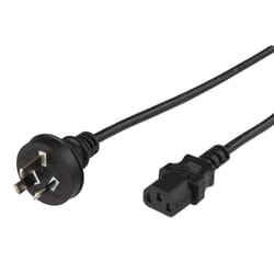 Microconnect PE010418AUSTRALIA câble électrique Noir 1,8 m Coupleur C13