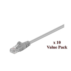Microconnect UTP Cat5E 5m Grey câble de réseau Gris U/UTP (UTP)