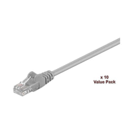 Microconnect UTP Cat5E 1m Grey câble de réseau Gris U/UTP (UTP)
