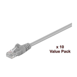 Microconnect UTP Cat5E 0.5m Grey câble de réseau Gris 0,5 m U/UTP (UTP)