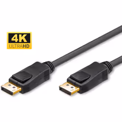 Microconnect DP-MMG-500, 5 m, DisplayPort, DisplayPort, Noir, Mâle/Mâle
