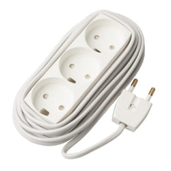 Microconnect GRUELU3H050 multiprise 5 m 3 sortie(s) CA Blanc