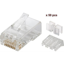 Microconnect KON505-50 connecteur de fils RJ45 Translucide