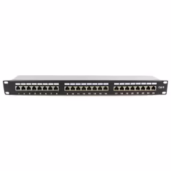 Microconnect PP-007, RJ-45, Cat6, Noir, Montage de rack, 1U, 100 g