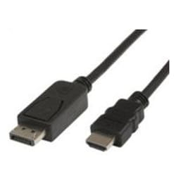 Microconnect DP-HDMI-200 câble vidéo et adaptateur 2 m DisplayPort Noir