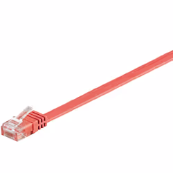 Microconnect V-UTP601R-FLAT, 1 m, Cat6, U/UTP (UTP), RJ-45, RJ-45