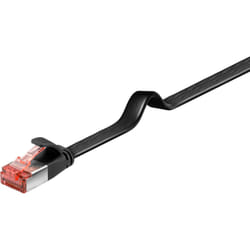 Microconnect V-UTP602S-FLAT câble de réseau Noir 2 m Cat6 U/UTP (UTP)