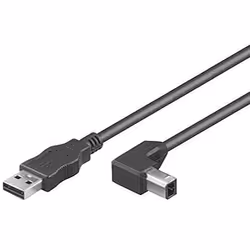 Microconnect 3m USB2.0 A-B, 3 m, USB A, USB B, USB 2.0, Mâle/Mâle, Noir