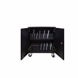 Leba NoteCart Flex NCF-E-32-SC chariot et rangement roulant Classe mobile de charge et de gestion Noir, Gris