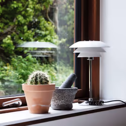 Dyberg Larsen DL20 lampe de table G9 33 W Noir, Blanc