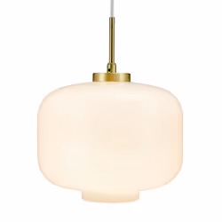 Dyberg Larsen Arp éclairage de plafond Laiton, Opaque, Blanc E27