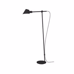 Nordlux Stay Floor, Salon, Noir, IP20, Métal, E27, 40 W