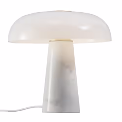 Nordlux Glossy, Blanc, Verre, Marbre, Chambre à coucher, Salon, Blanc, IP20, E27